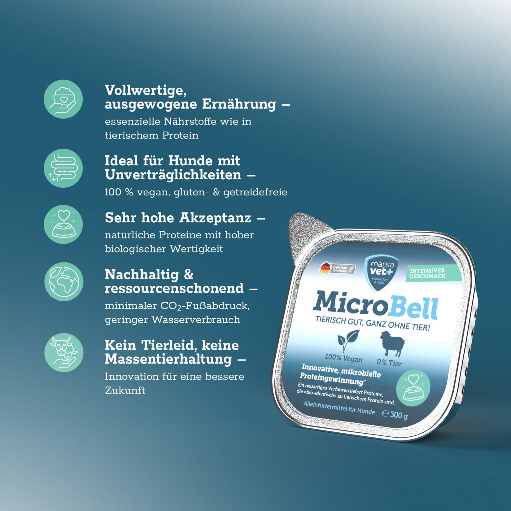 Marsavet MicroBell Nassfutter 9 x 300 g