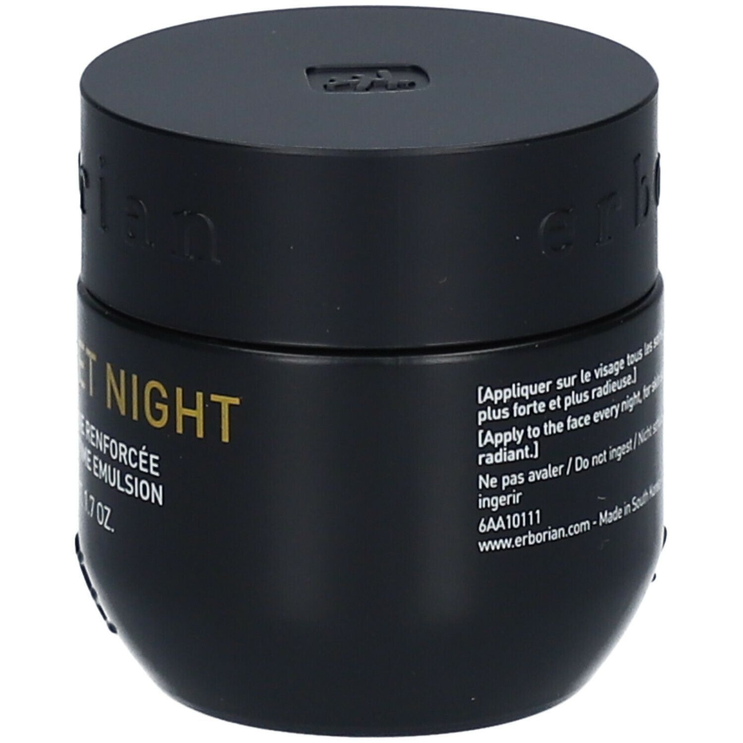 Erborian Korean Skin Therapy Paris Seoul Yuza Sorbet Night Moisturizer