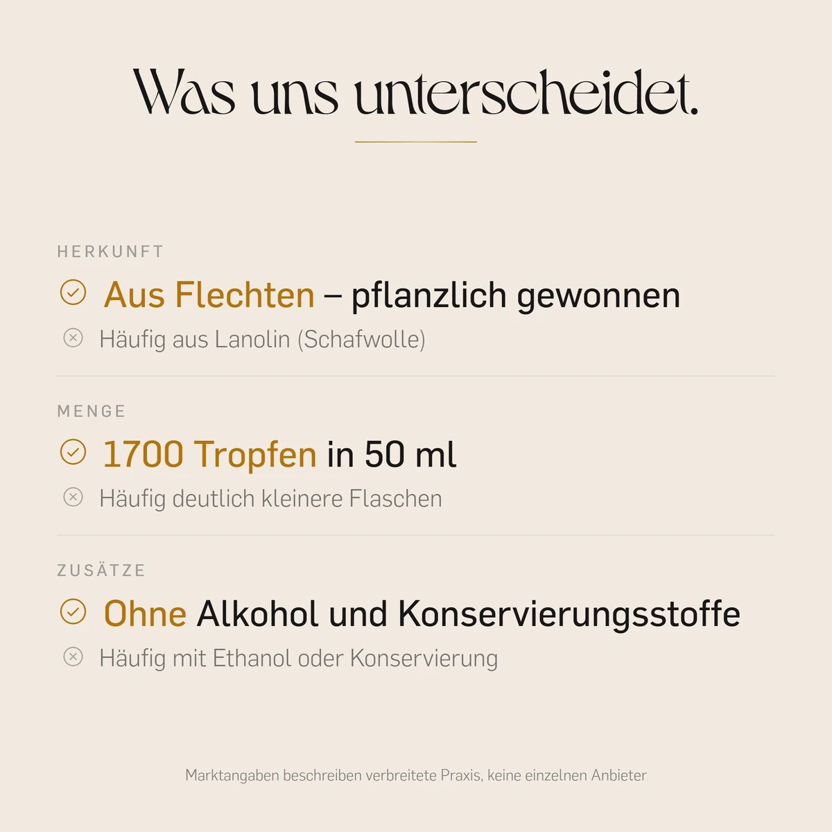 Frau in einer Landschaft, die die pflanzliche Herkunft von Vitamin D3 betont.