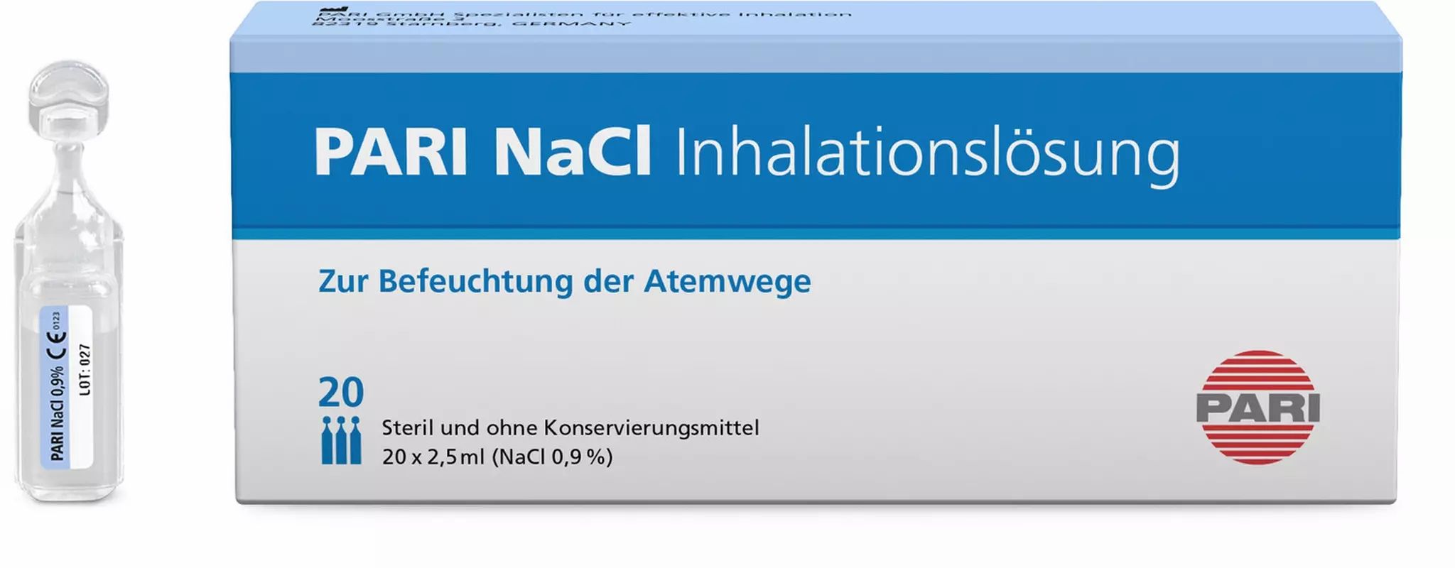 Pari P7V Nacl 0.9% 2.5Ml 041G1400 1 St Ampullen