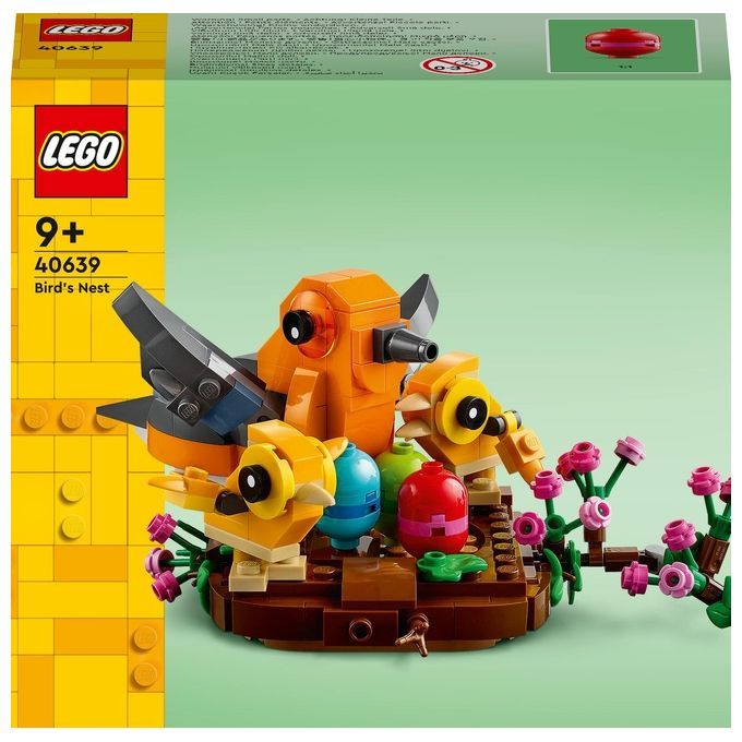 LEGO Creator 40639 Il Nido dell'Uccellino, Giochi da Costruire per Bambini 9+ con 3 Uccelli Giocatt