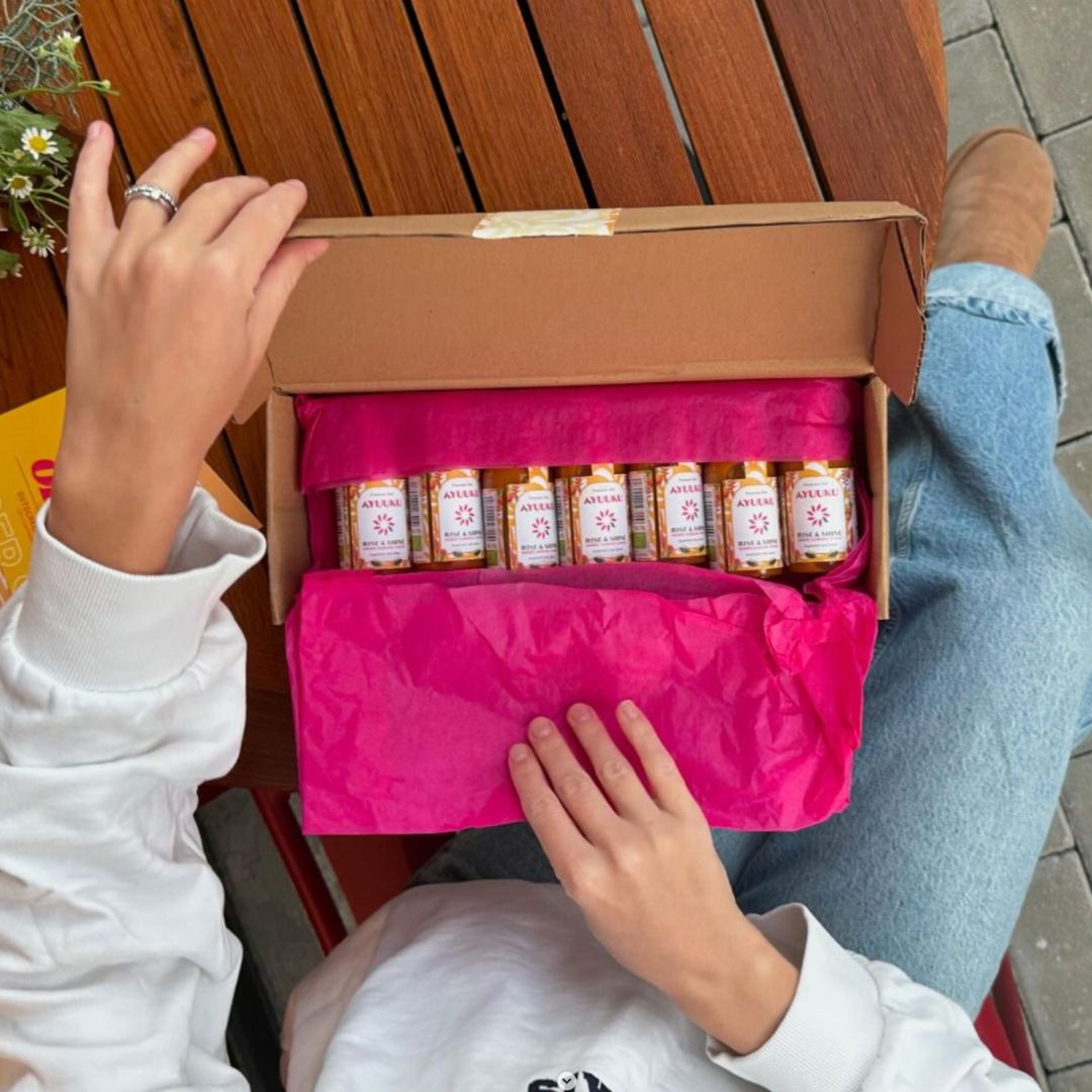 AYUUKU® Ingwer-Kurkuma-Mango BIO Shot Wochenpaket