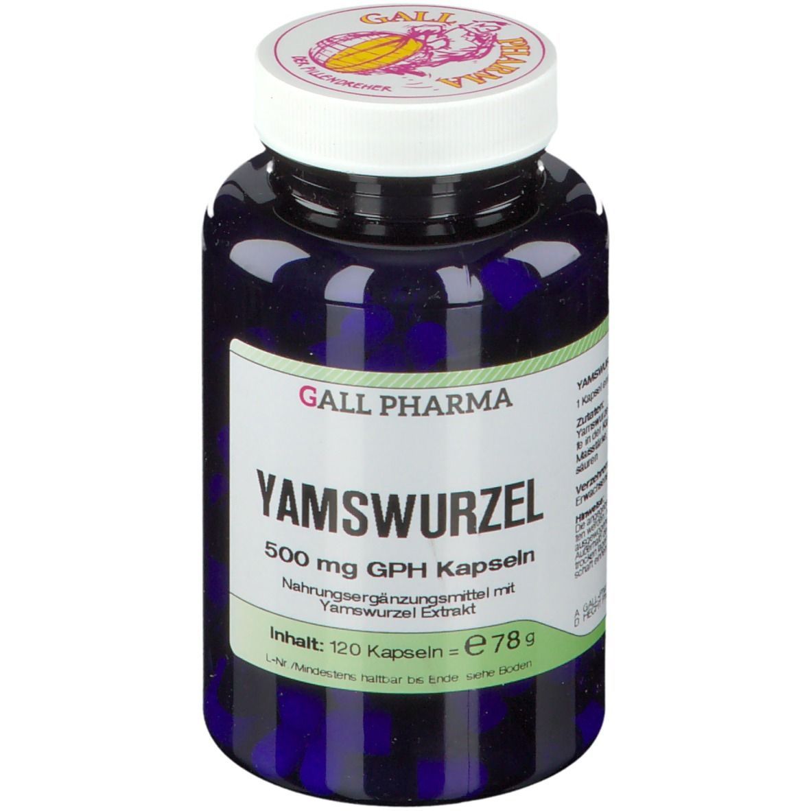 GALL PHARMA Yamswurzel 500 mg GPH Kapseln