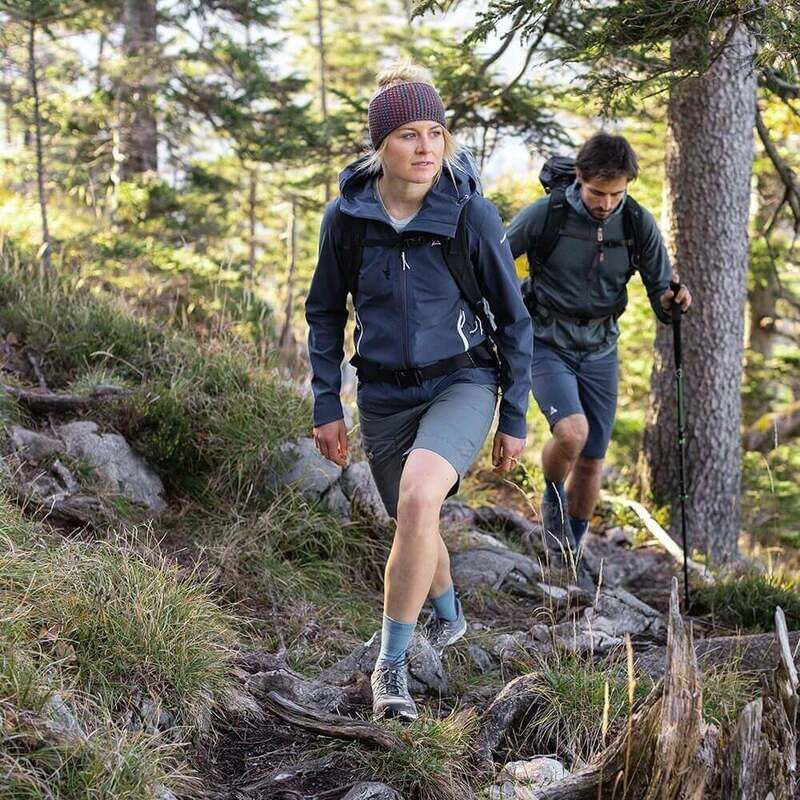BAUERFEIND Sports Outdoor Merino Kompressionssocken Wandersocken Mid-Cut-Women