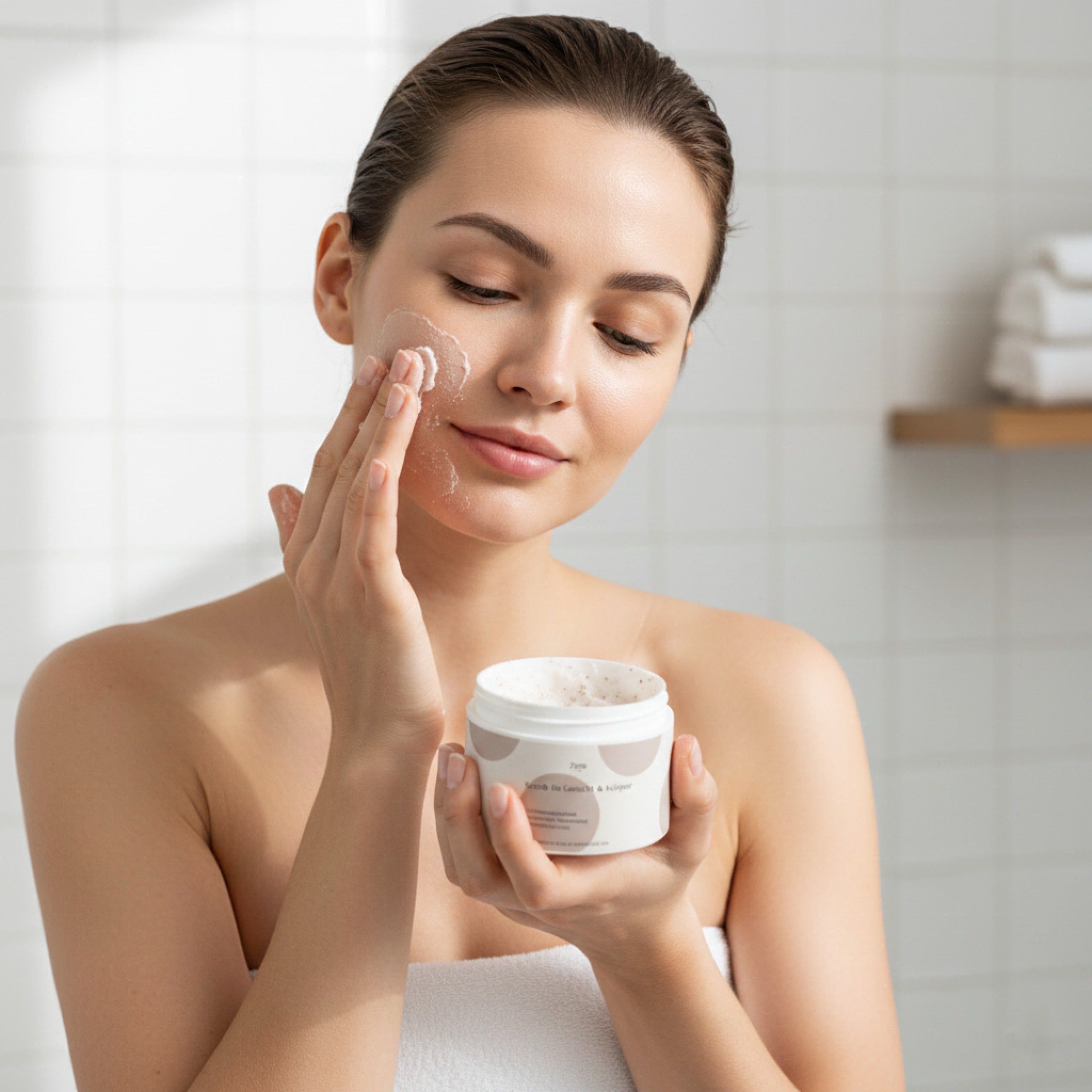 Zero Skin Scrub für Gesicht &  Körper mit vulkanischem Sand, revitalisierend für alle Hauttypen