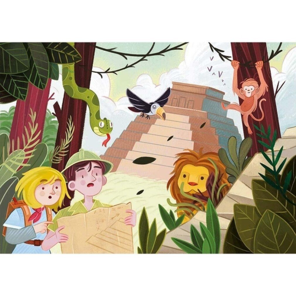 clementoni Puzzle Abenteuer 2x20 Teile