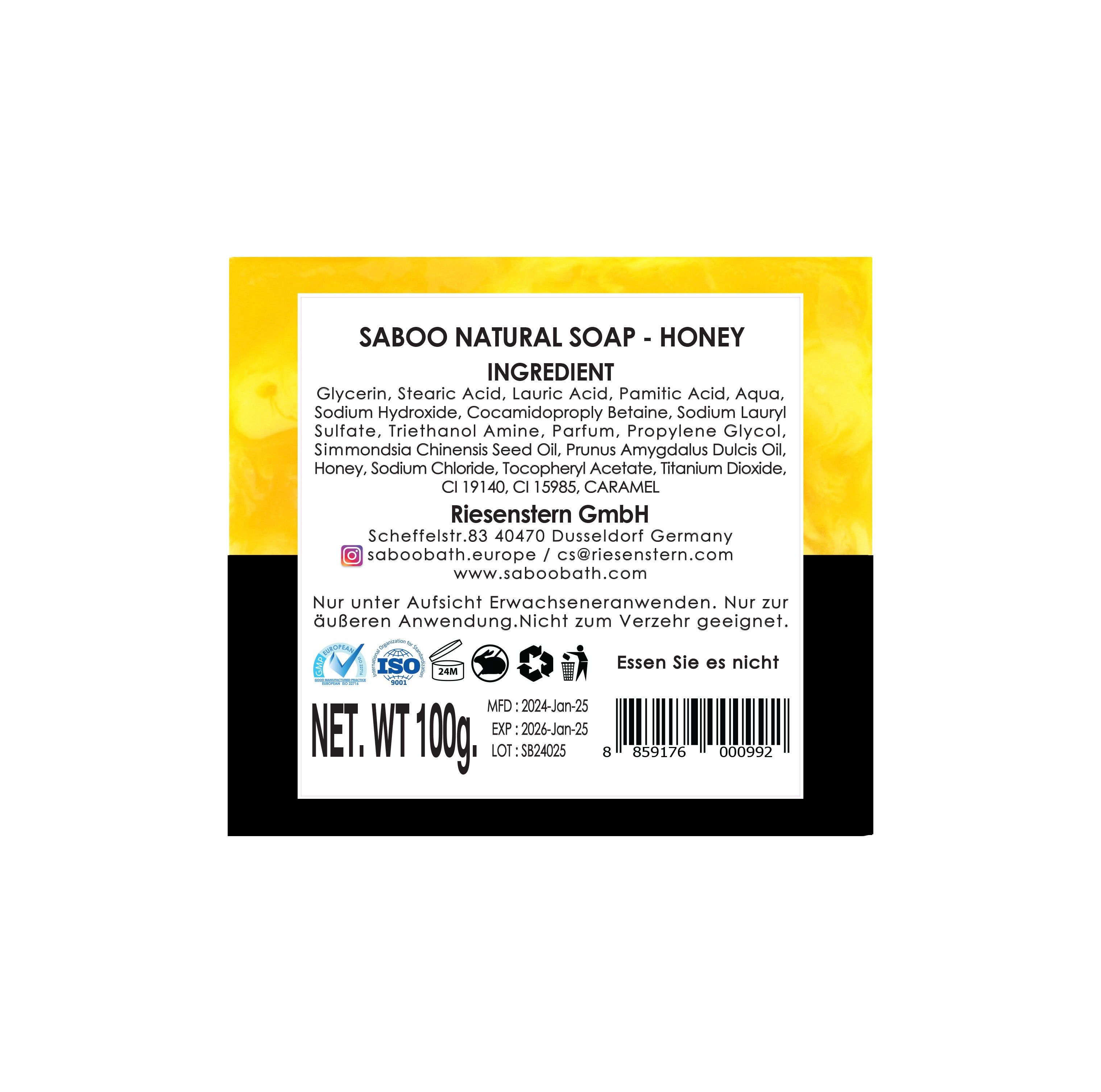 Saboo Naturseife MP – Honig