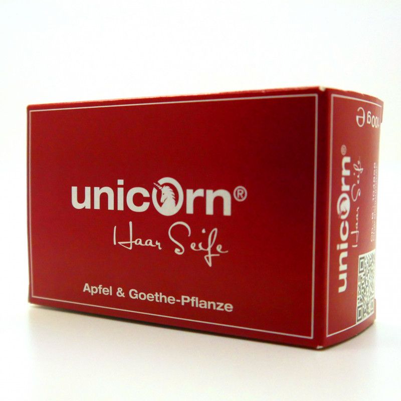 Unicorn - Haarseife Apfel-Goethepflanze 100 g Seife