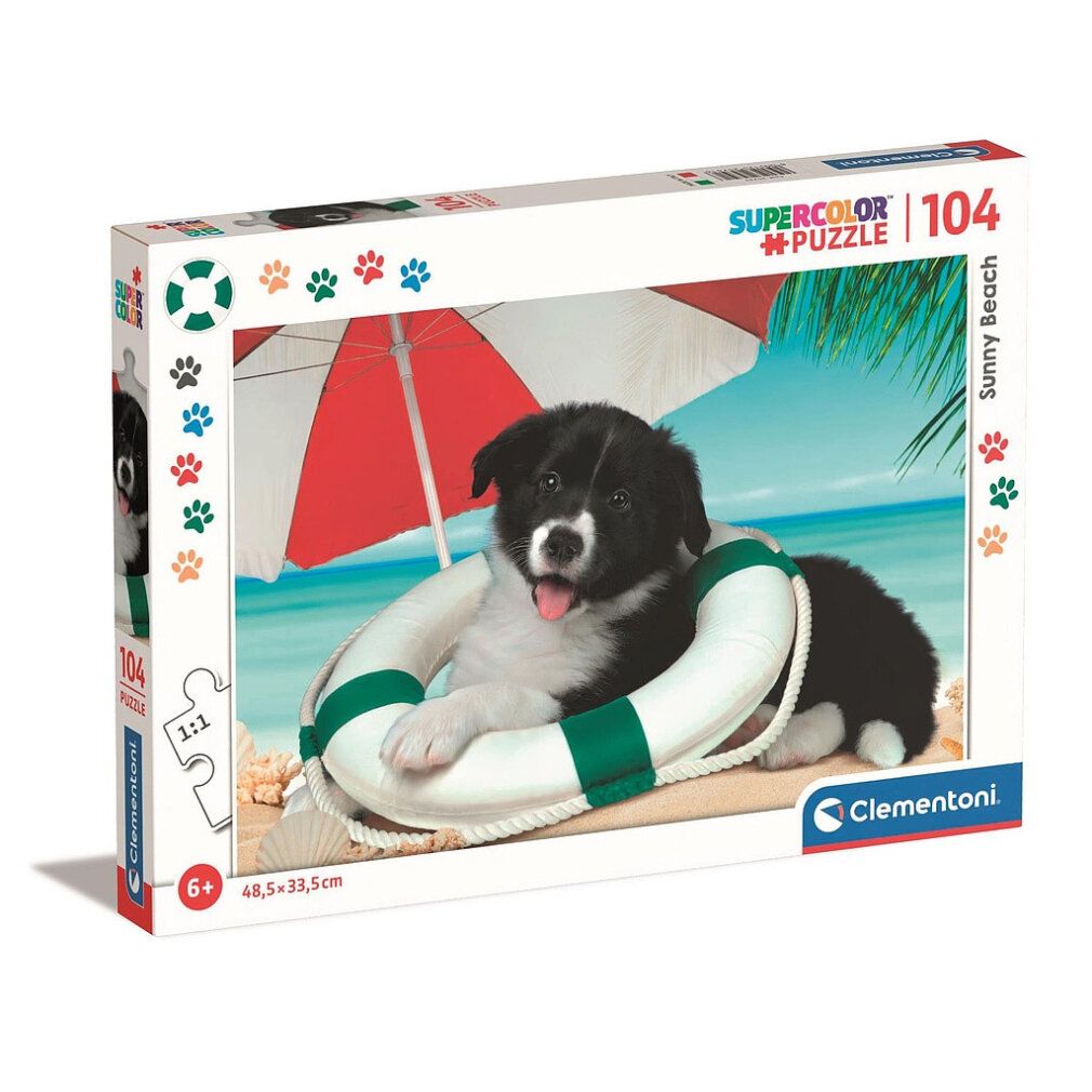 clementoni Sonnenstrand-Puzzle 104 Teile