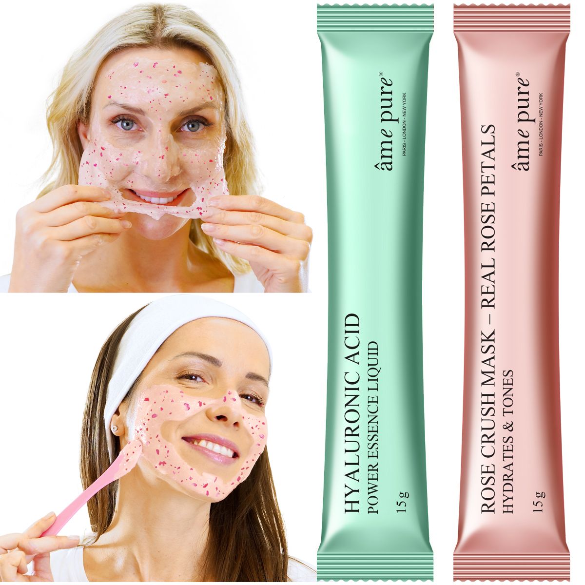 âme pure Jelly Glow Rubber Mask - Rose