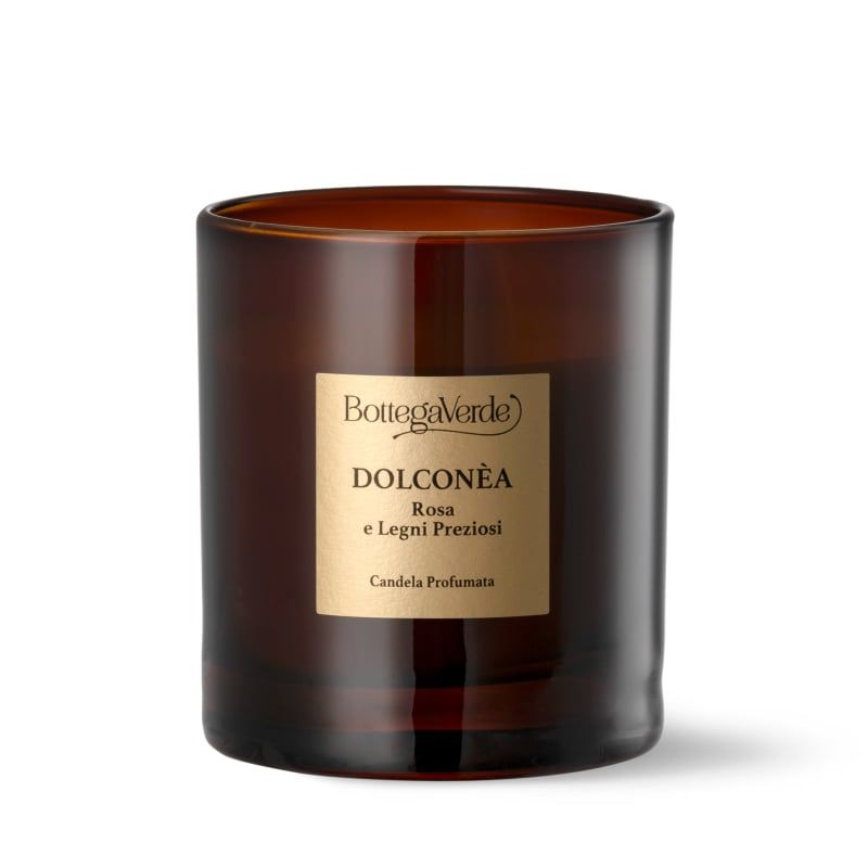 Bottega Verde Dolconèa - ROSA E LEGNI PREZIOSI - Candela profumata