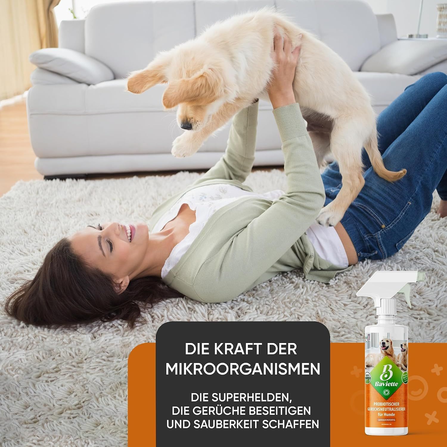 Baviette Probiotisscher Geruchsneutralisierer für Hunde