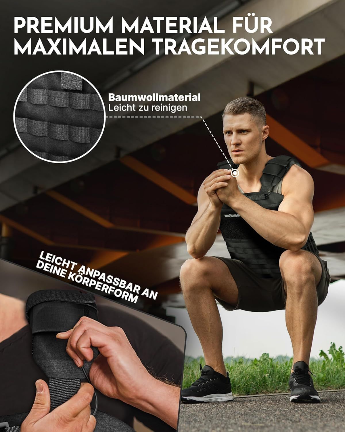 NEOLYMP Zusatzgewicht für Gewichtsweste 2 x 2,6kg