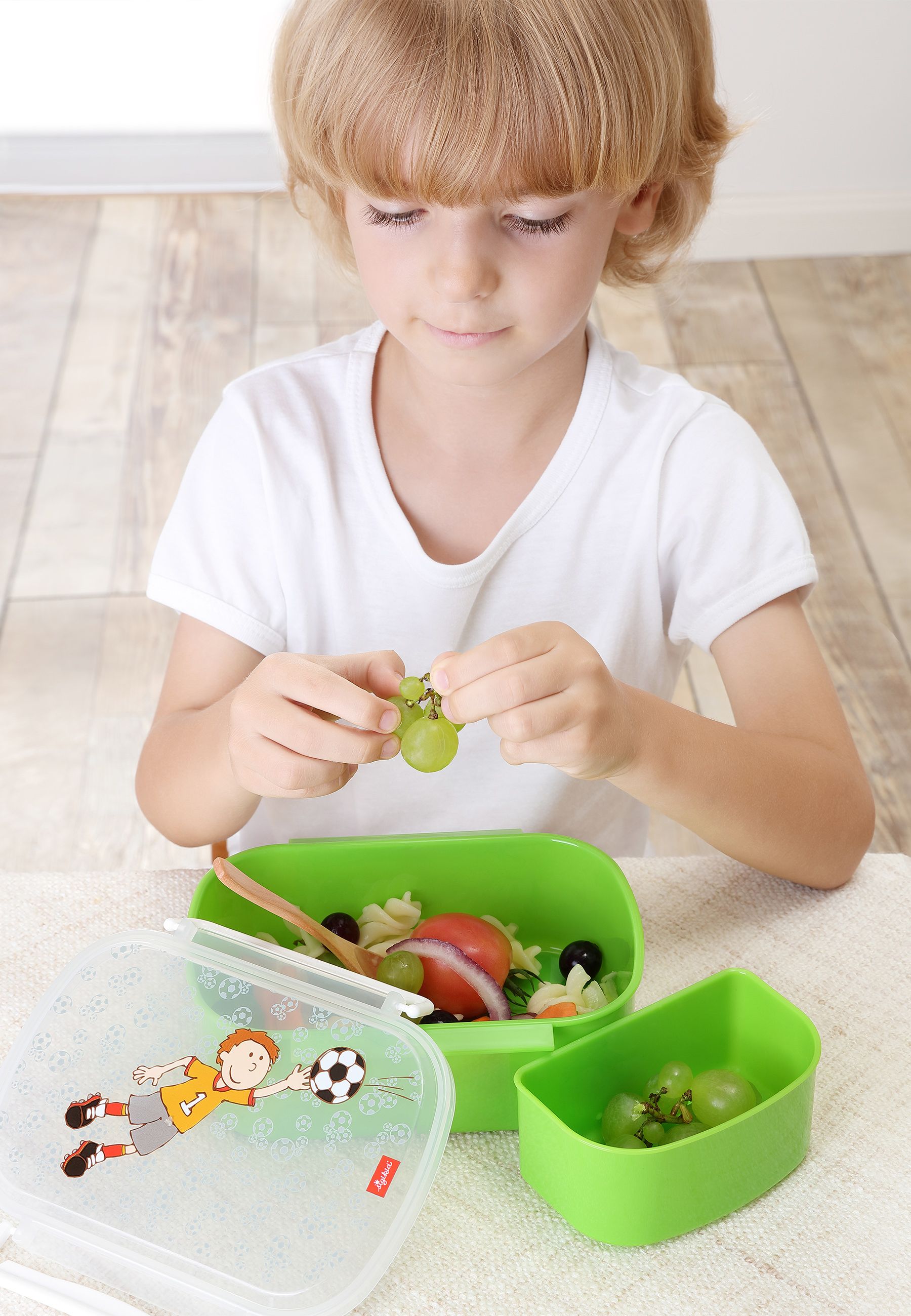 SIGIKID Brotdose Lunchbox mit Rohkostschälchen