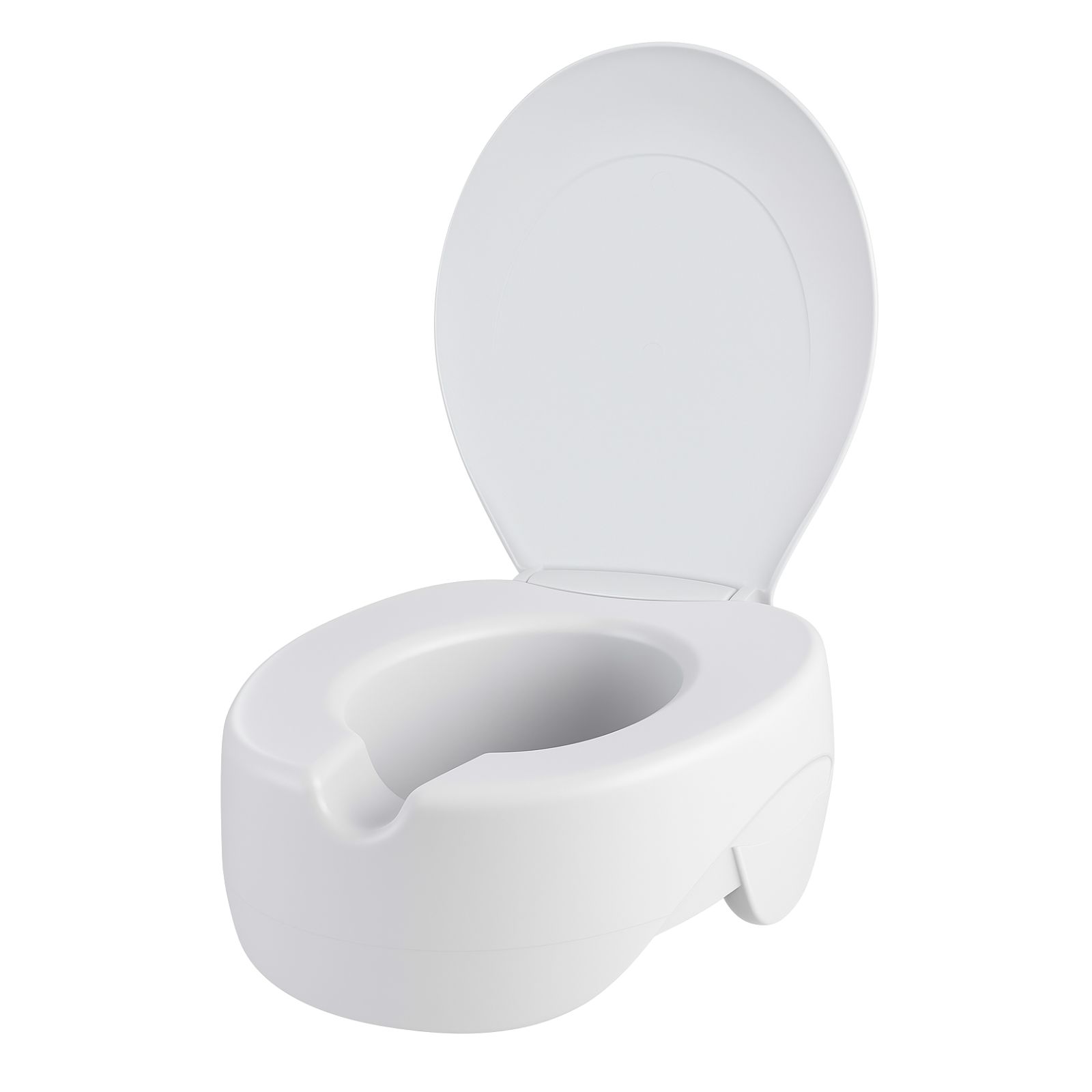 Toilettensitzerhöhung mit Deckel