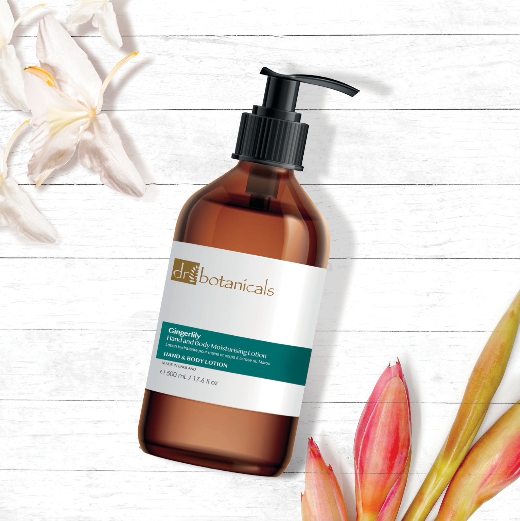 Dr Botanicals Gingerlily Hand & Body Moisturising Lotion