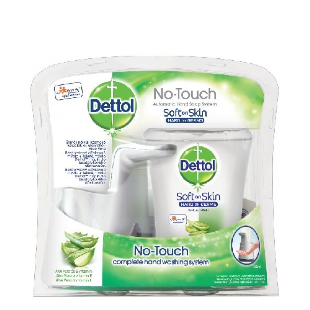 Dettol Aloe Vera berührungsloser Seifenspender/Nachfüllpackung