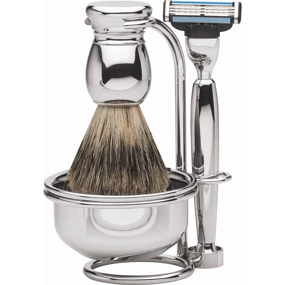 Erbe Solingen Milano Rasierset Gillette Mach3 Metall 4-teilig 1 St