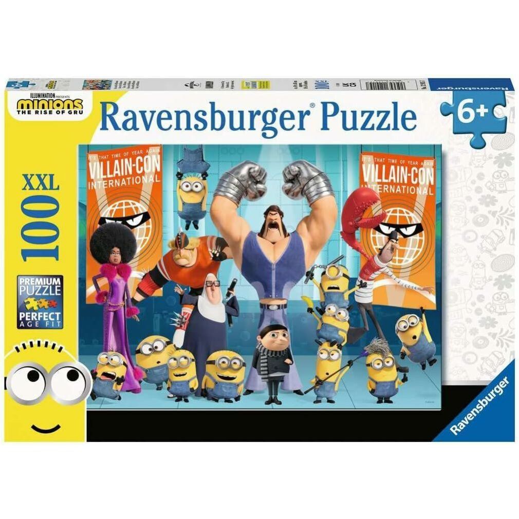 ravensburger Puzzle Mimons 2: Der bösewicht kommt xxl 100 Teile