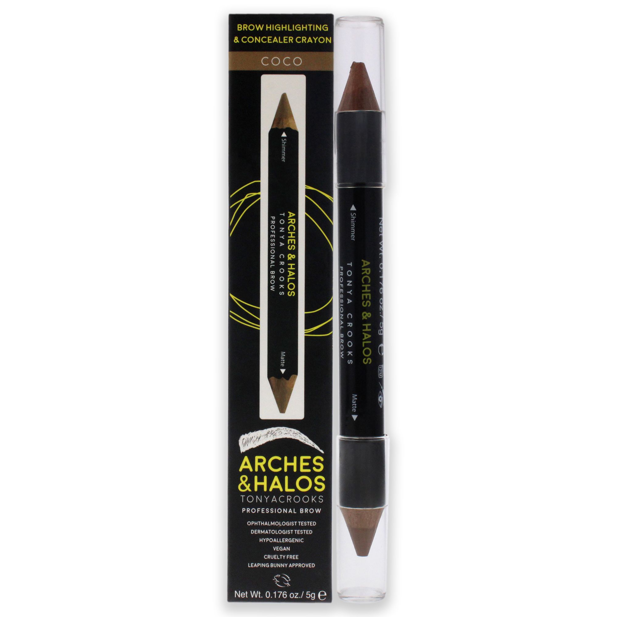Brow Highlighter and Concealer Crayon - Coco by Arches Halos for Women 5 ml