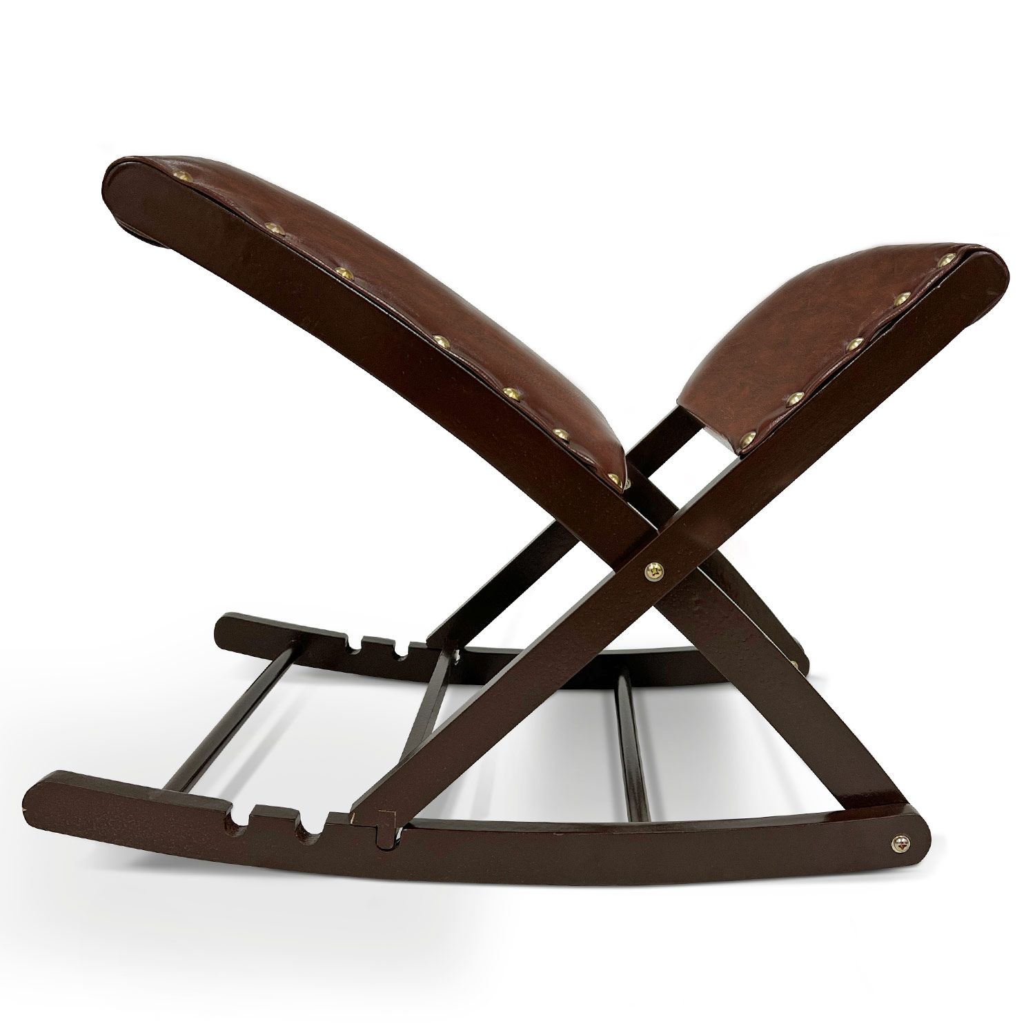 aktivshop Beinschaukel, Fußablage, höhenverstellbar, ergonomisch, gepolstert, Massivholzgestell