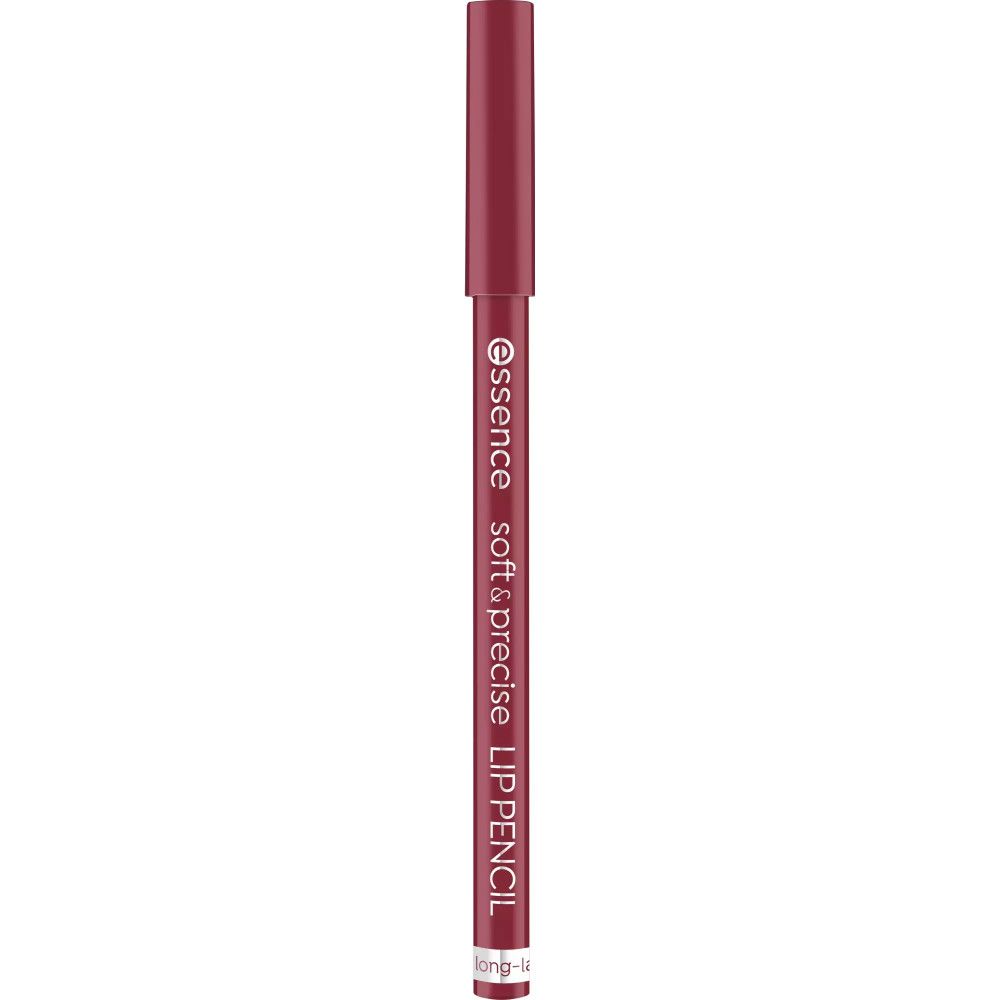 Essence Lippenkonturenstift Soft & Precise. Stift in Rot. Aufschrift: Essence, Soft & Precise, LIP PENCIL.