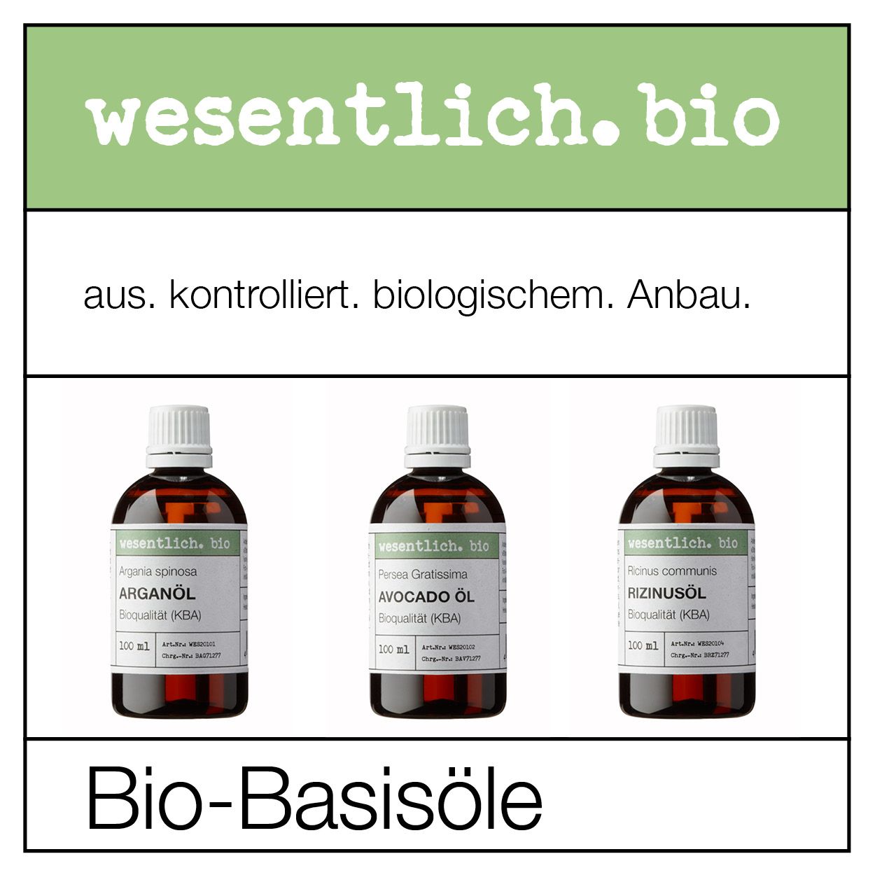 Avocadoöl bio kaltgepresst von wesentlich. 100 ml