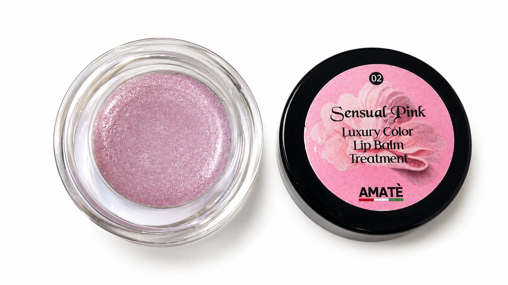 Amatè Balsamo labbra colorato Sensual Pink