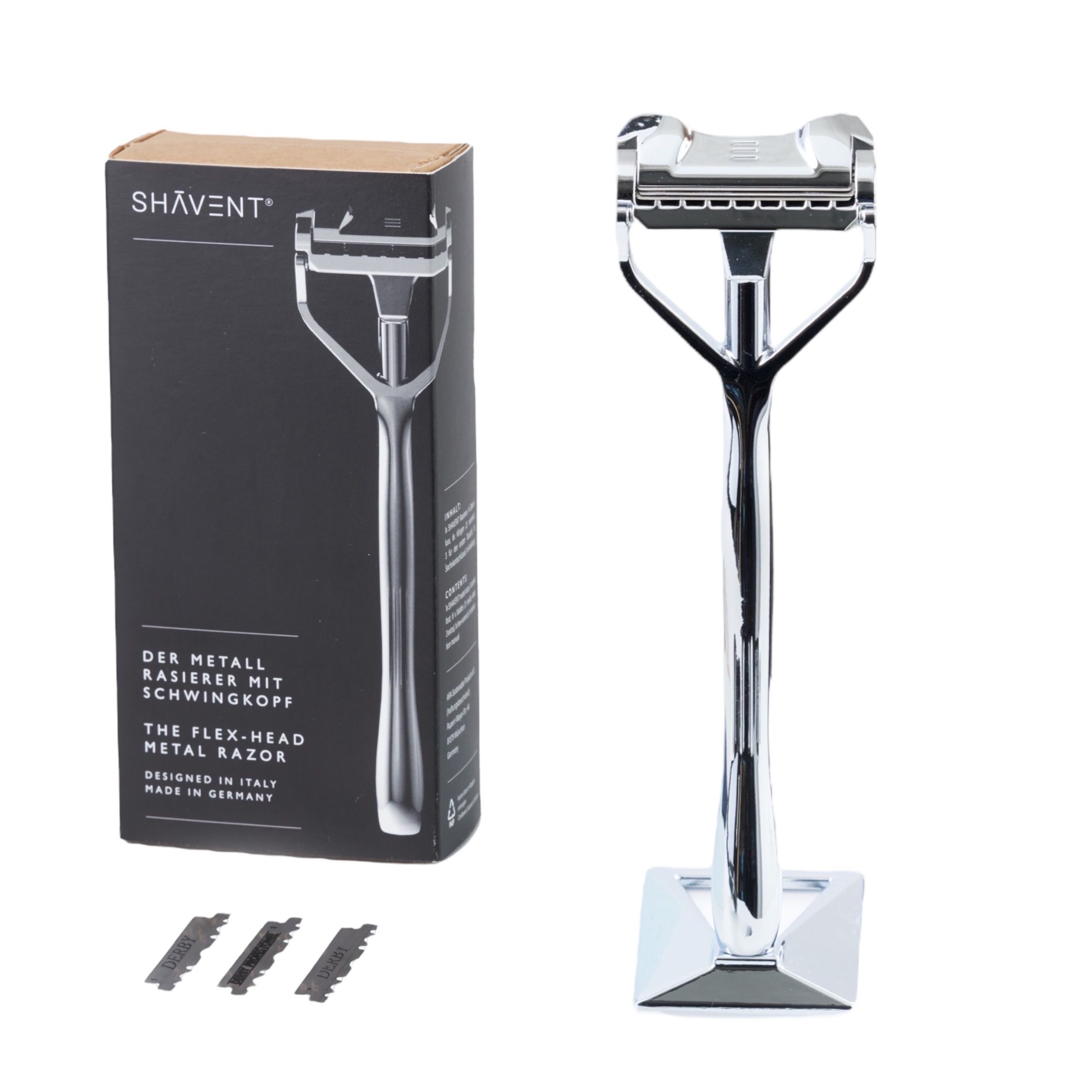 SHAVENT Metallrasierer mit flexiblem Kopf 1 St - Shop Apotheke