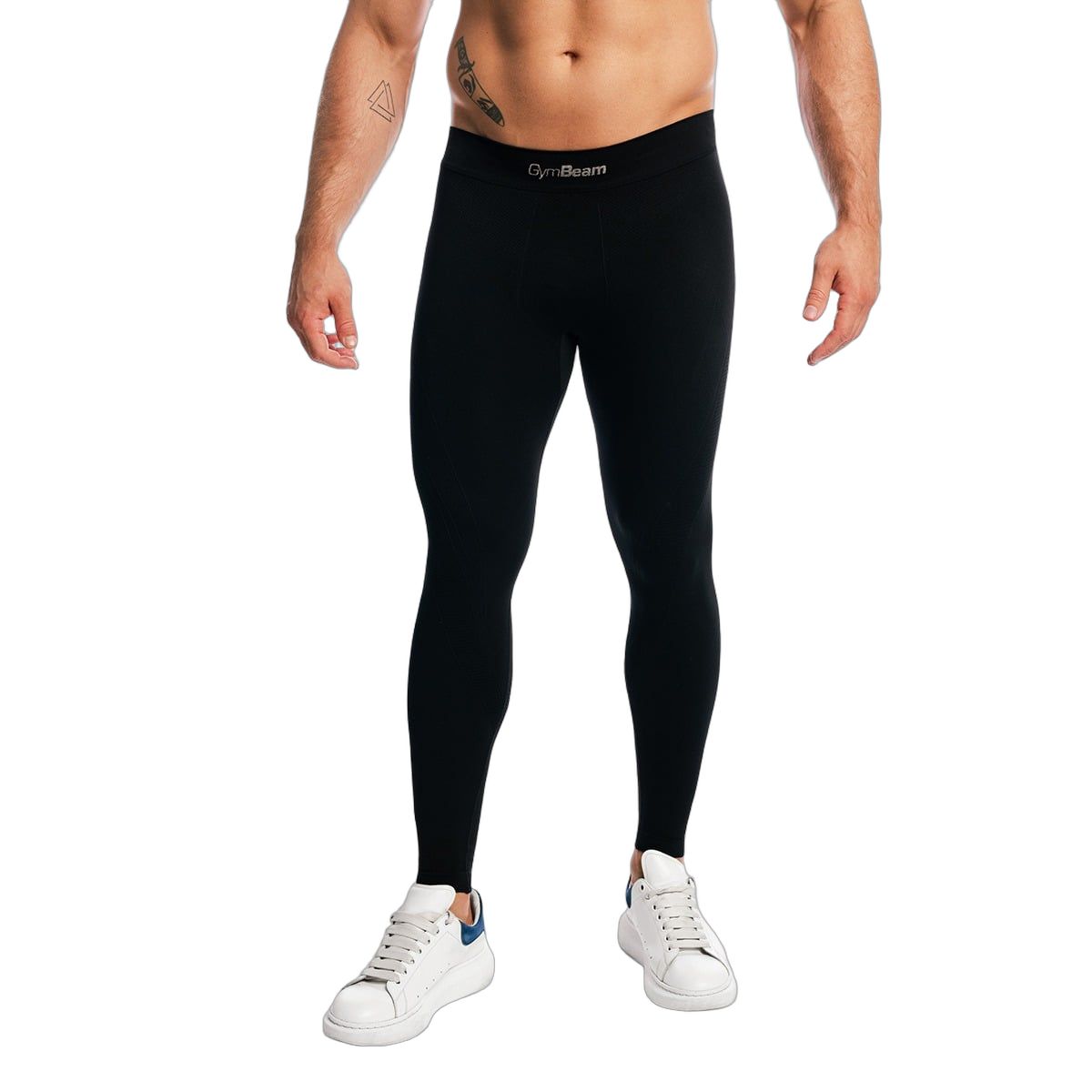 GymBeam Leggings Herren funktionell ohne Taschen Fuse Black 1 St