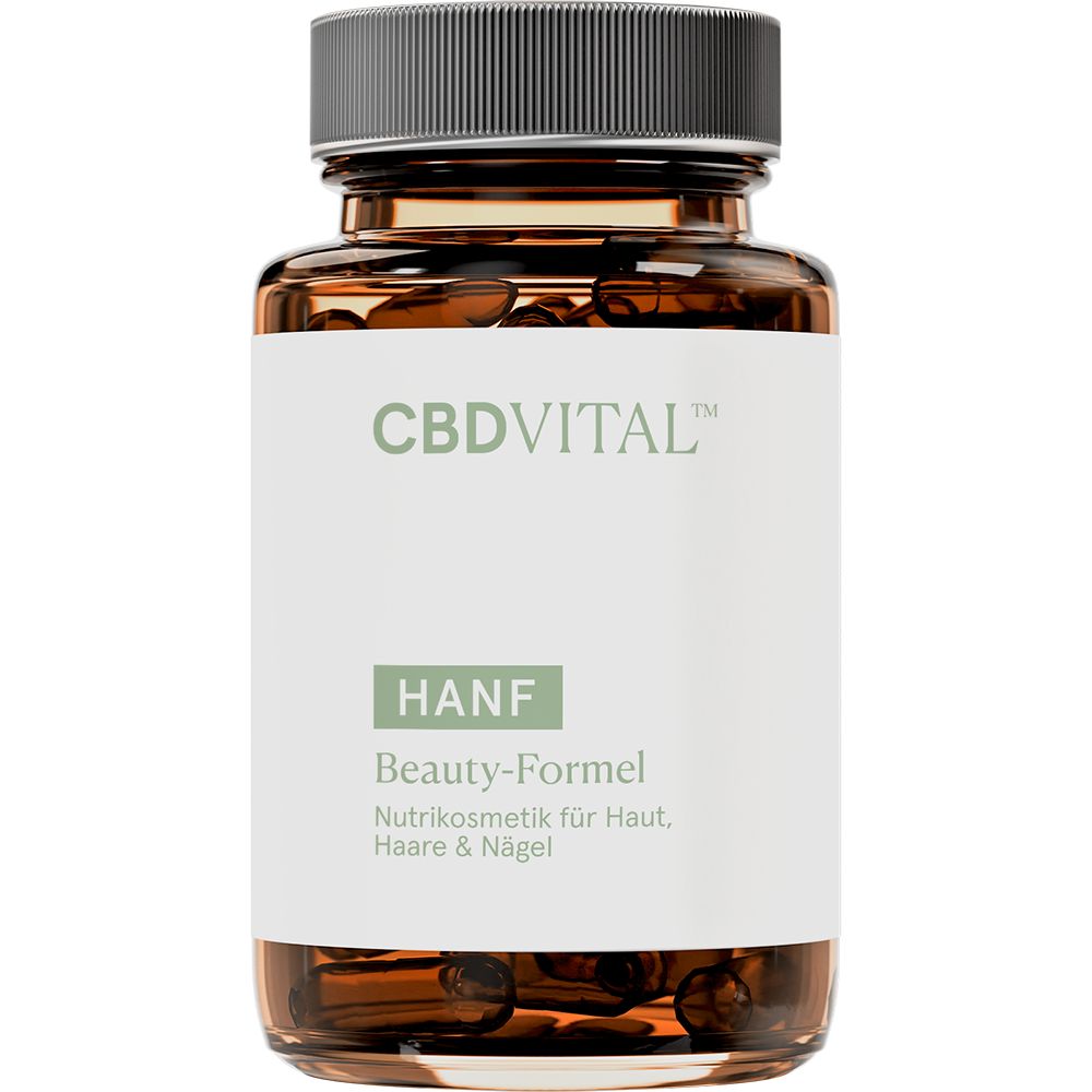 CBD Vital Hanf Beauty-Formel Kapsel | Für Haut Haare & Nägel 60 St Weichkapseln