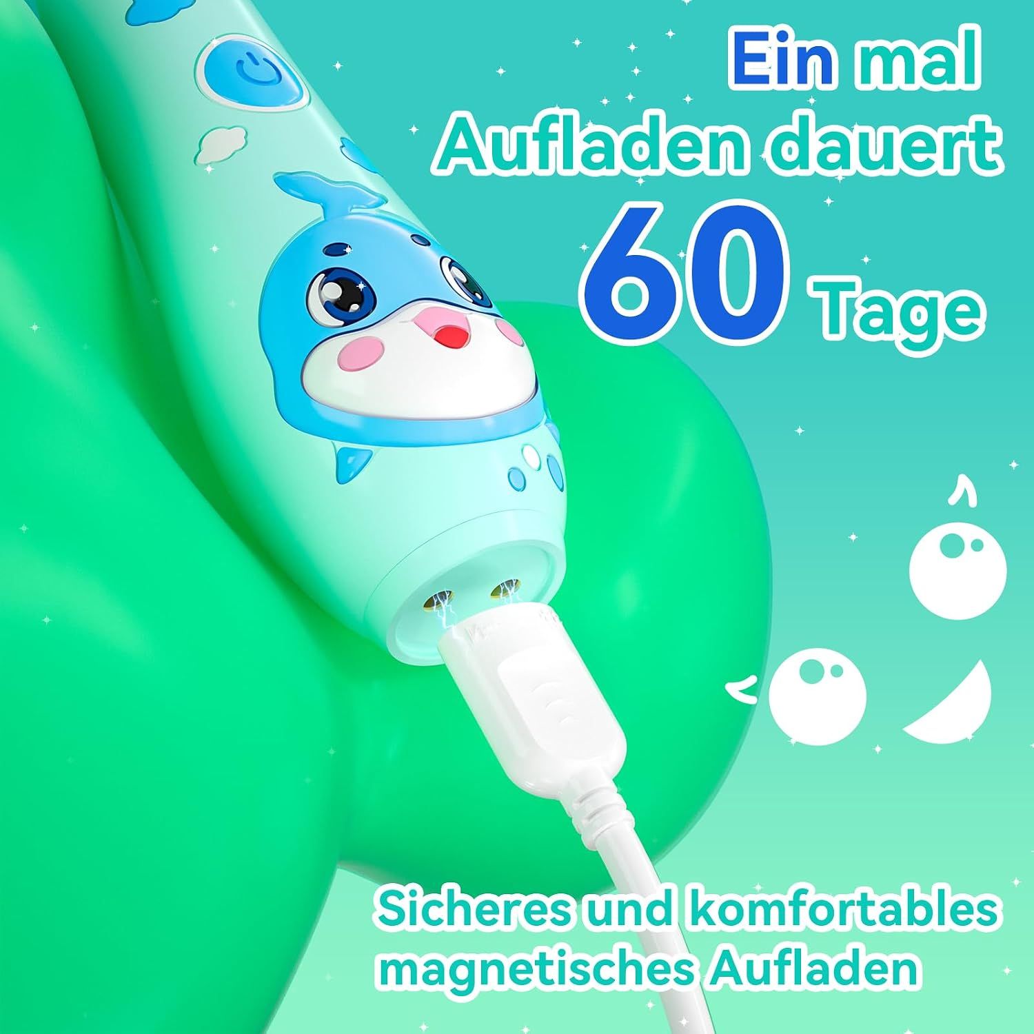 SEAGO Kinder-Schallzahnbürste SG-2139, blau
