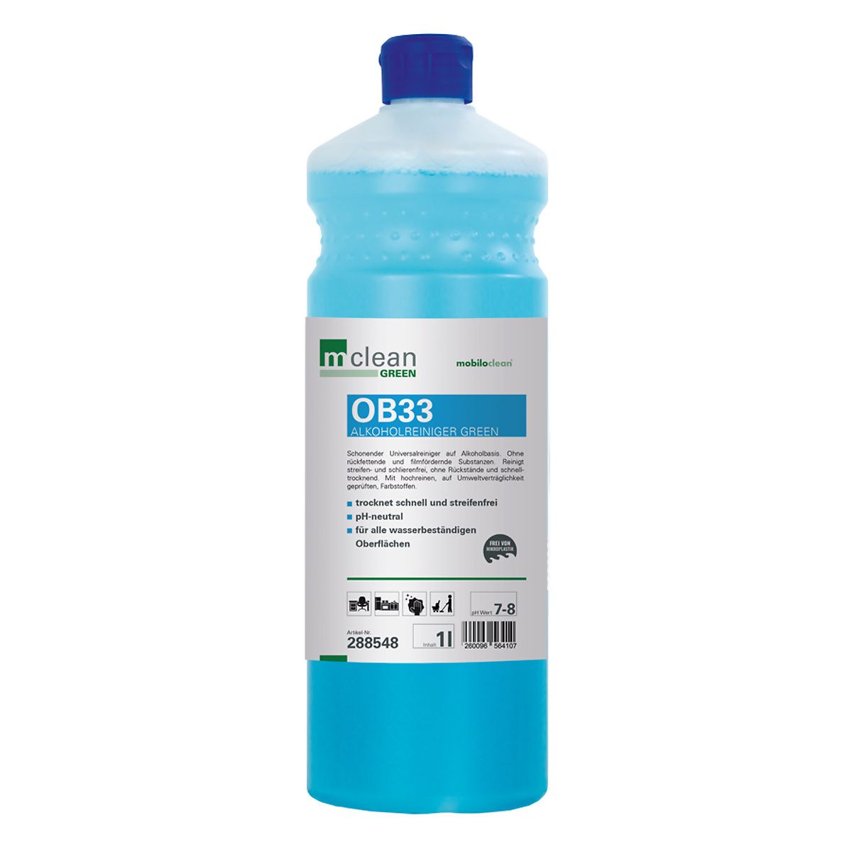 Mobiloclean mclean OB33 Alkoholreiniger green 1 l