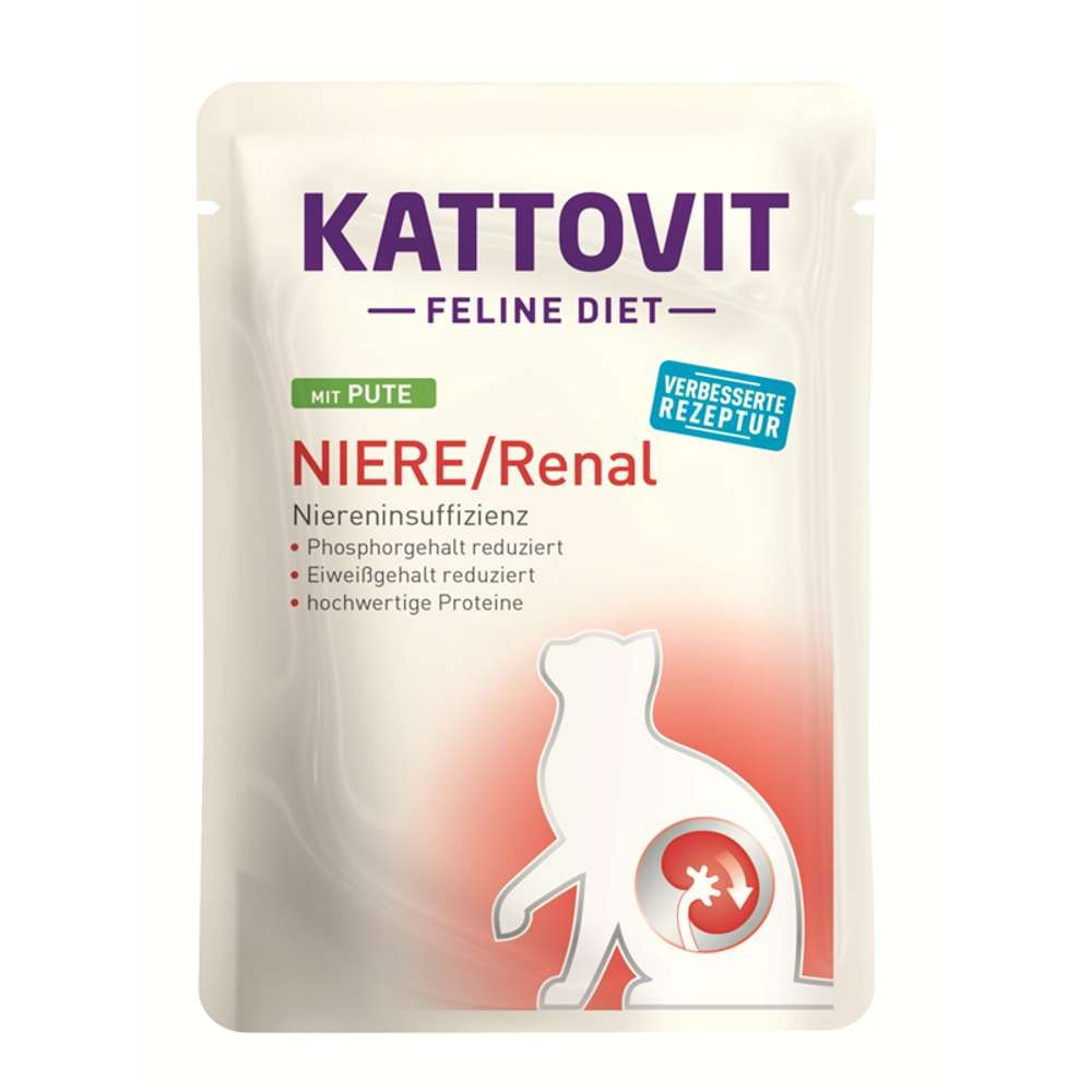 Kattovit - Feline Diet Pouchbeutel Niere/Renal 2,16 kg