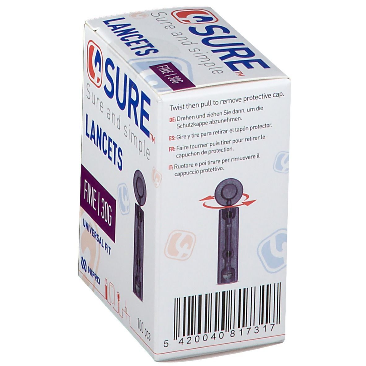 4SURE Lancets fine 30G