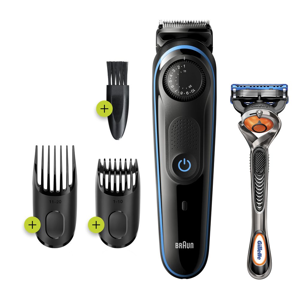Braun - Trimmer fürs Gesicht "BeardTrimmer BT3240" in Schwarz/Blau