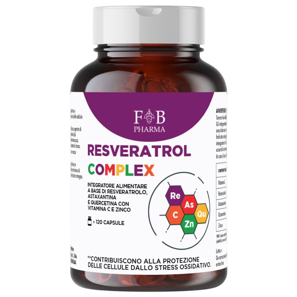 FB PHARMA- Resveratrol + Astaxantina + Quercetina + Vitamina C + Zinco