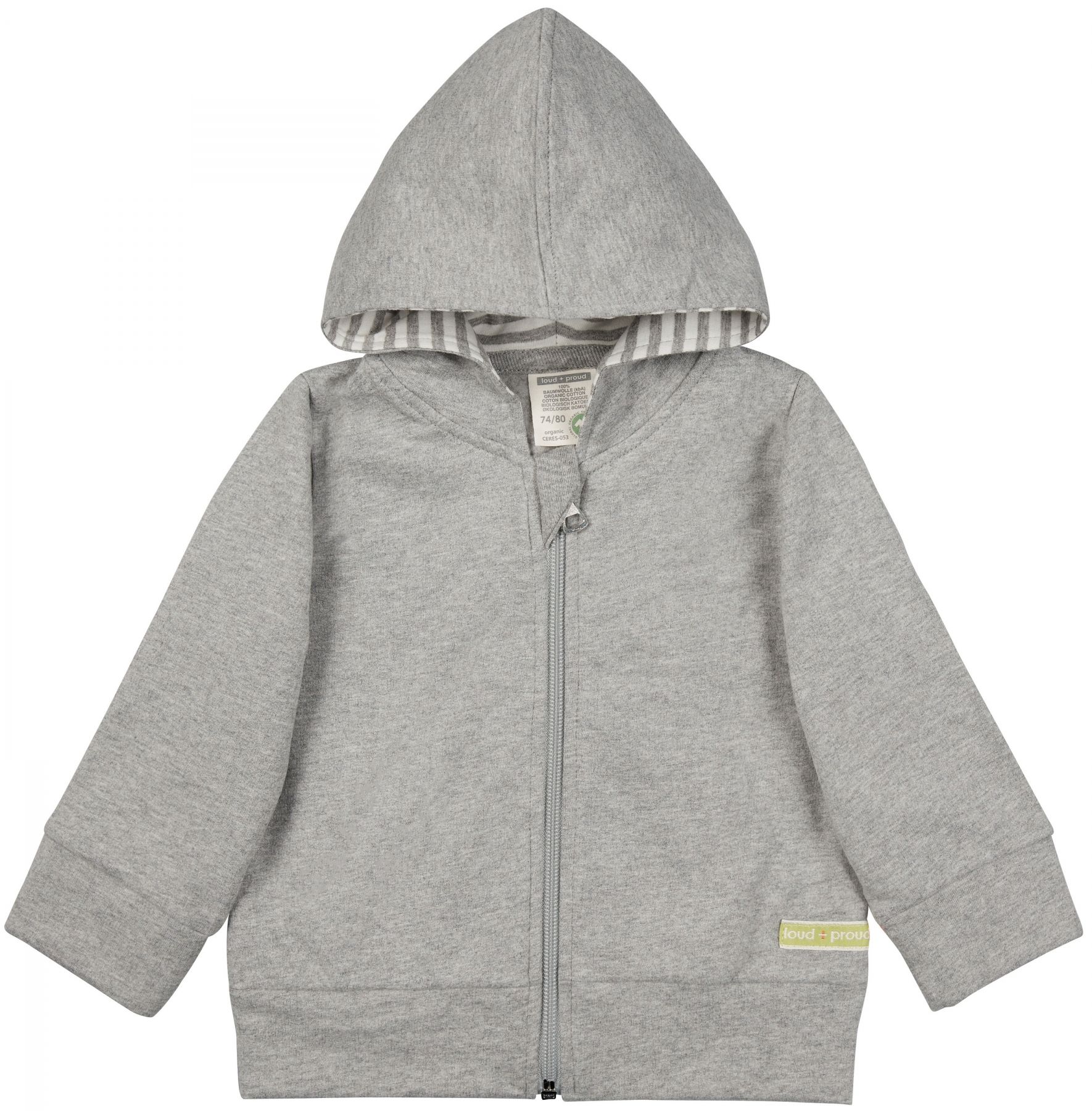 loud + proud Jacke, grau