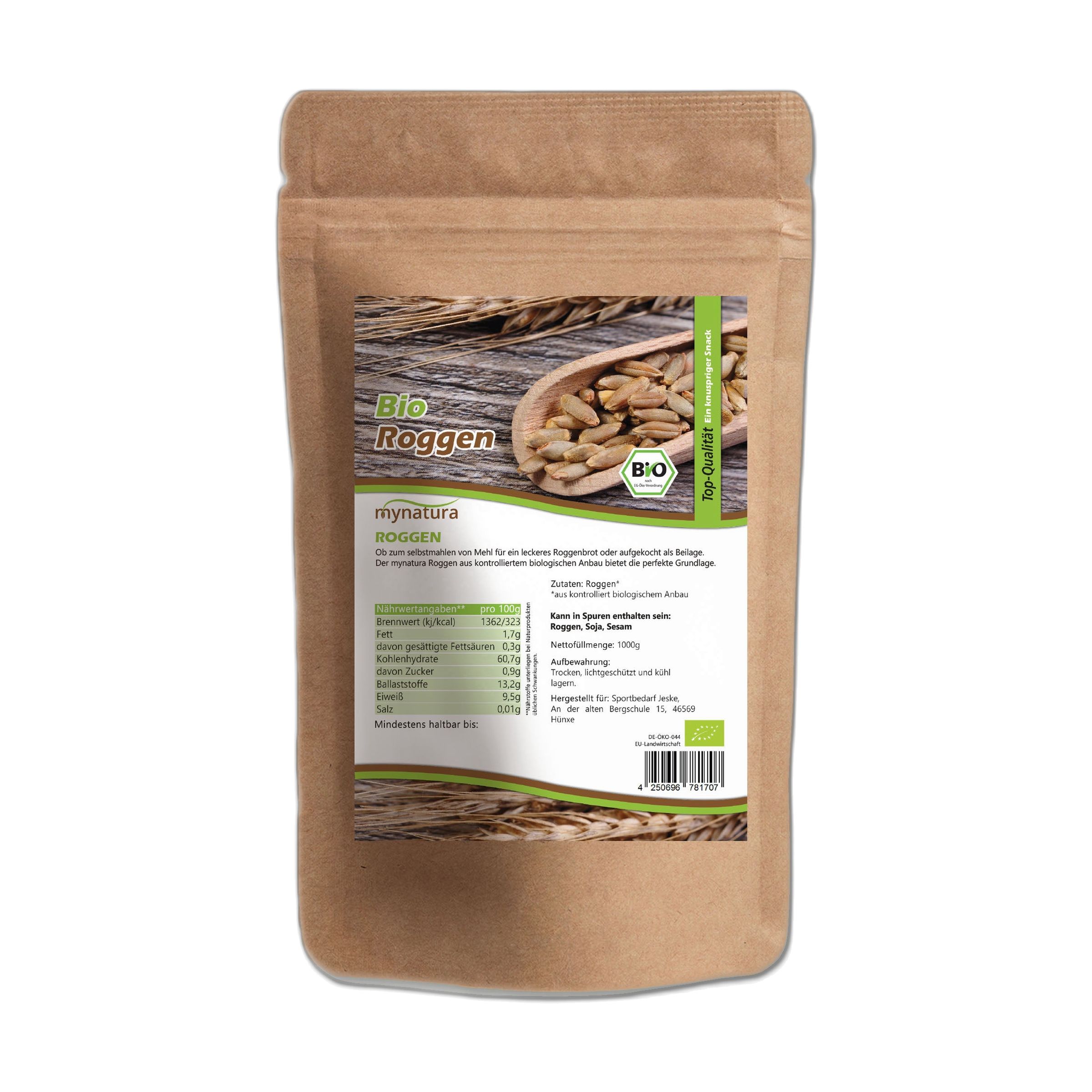 Mynatura Bio Roggen Vollkorn 3000 g