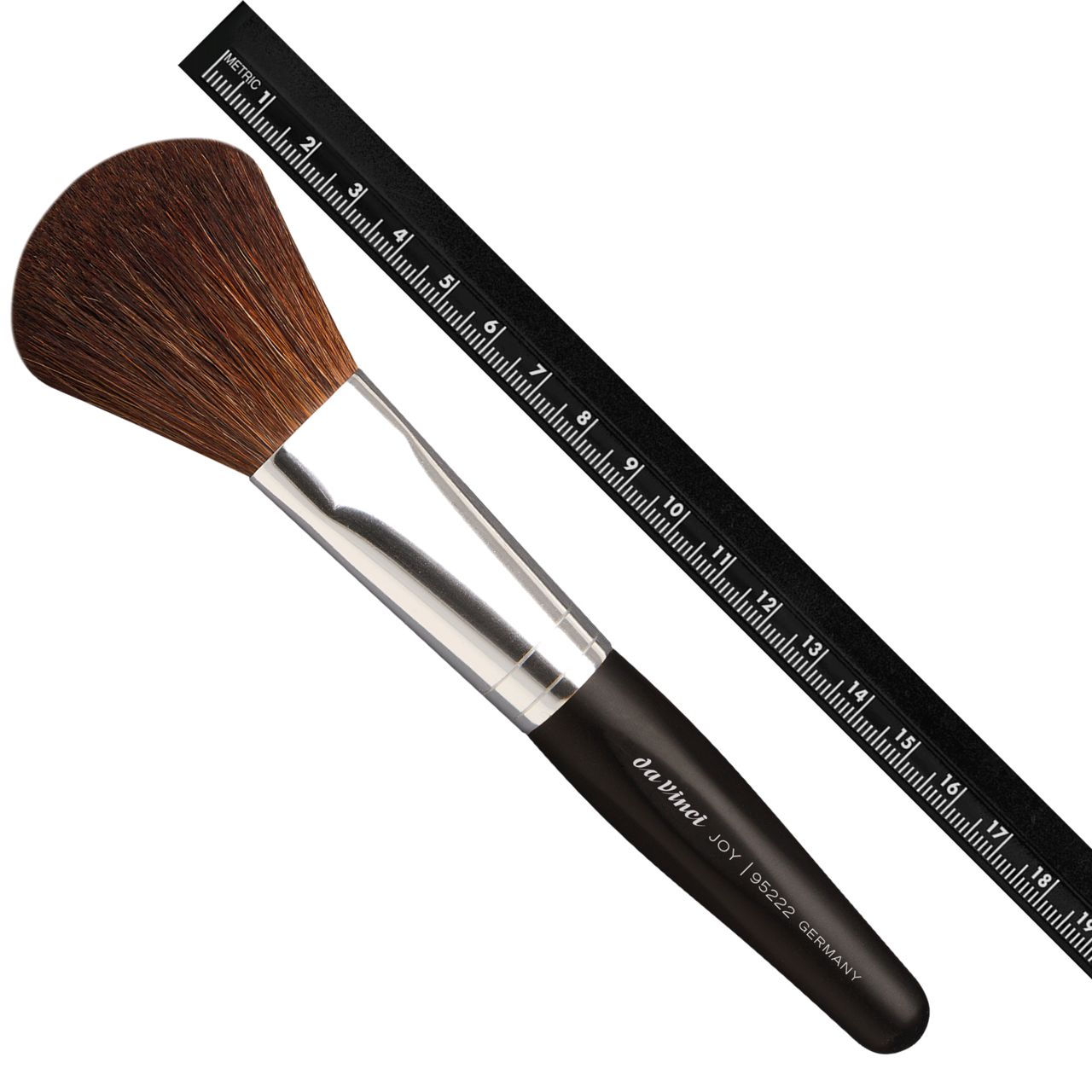 Da Vinci Kosmetik-Pinsel Basic Puderpinsel oval, aus Bergziegenhaar