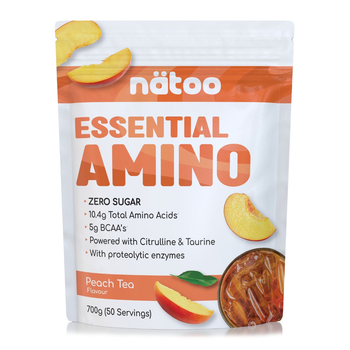 Natoo Essential Amino gusto Peach Tea