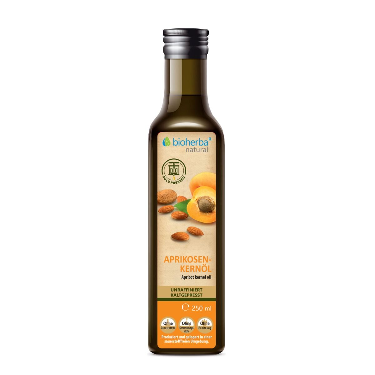 Bioherba Aprikosenkernöl kaltgepresst 250 ml