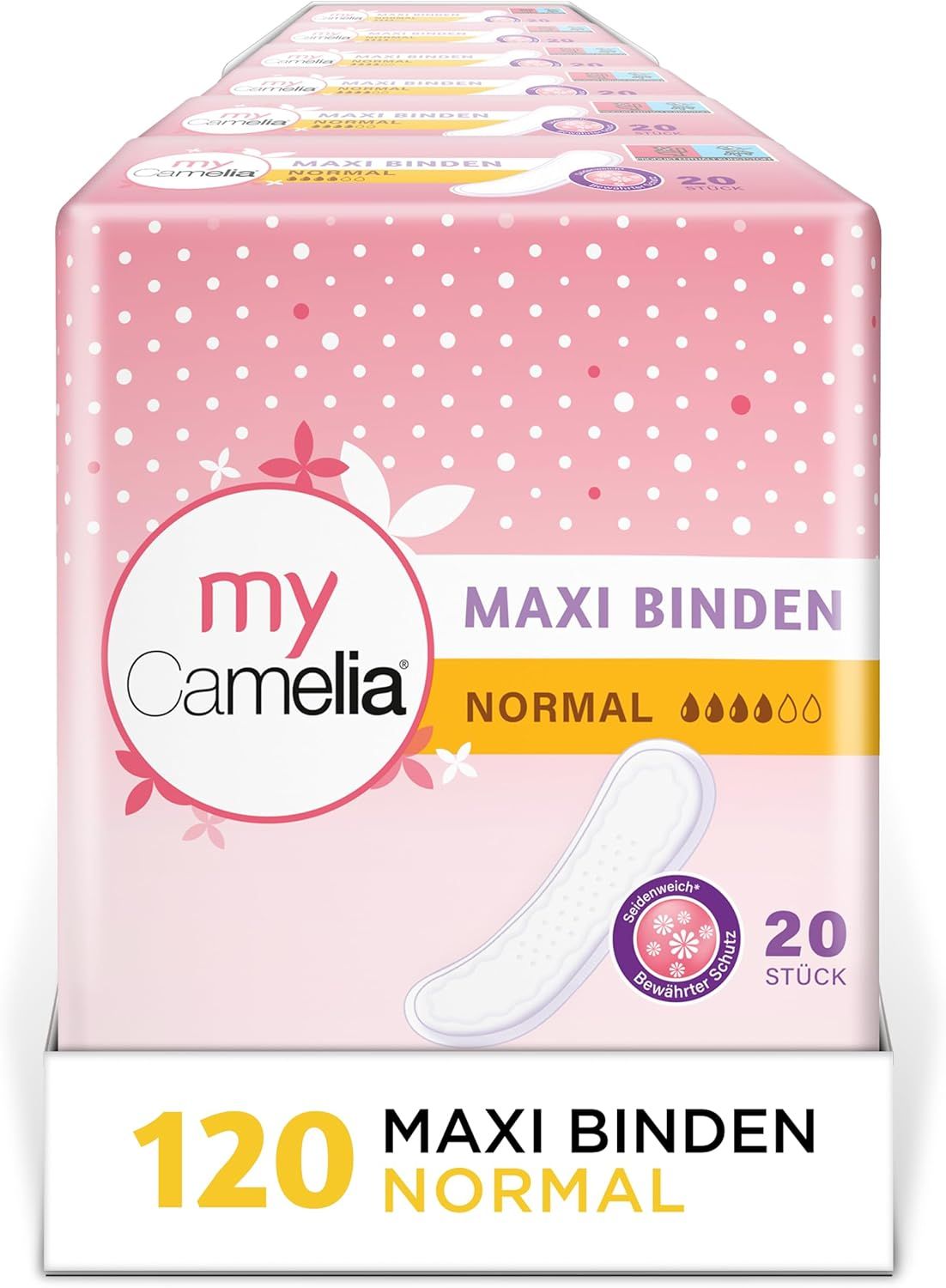 Camelia Maxi Binden Normal Damenbinden 120 St