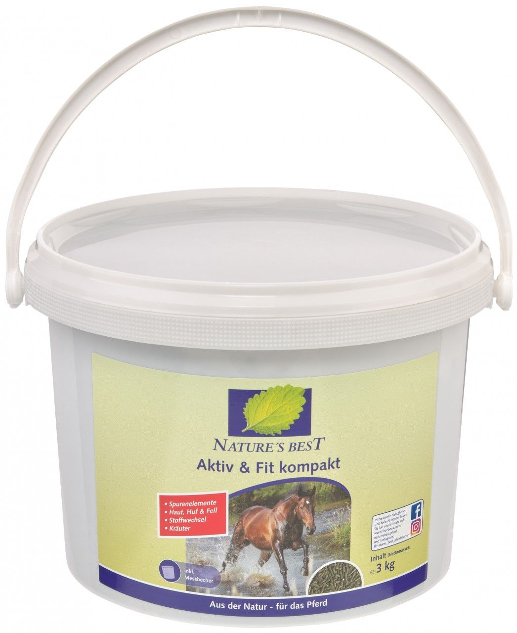 Nature's Best Aktiv & Fit kompakt 10 kg Pellets