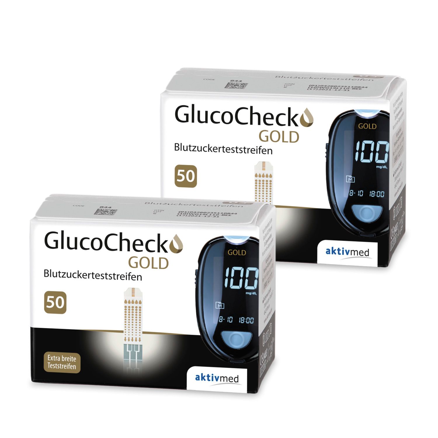 GlucoCheck Gold Blutzuckerteststreifen