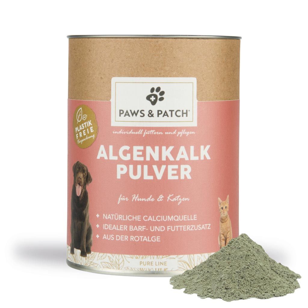 PAWS&PATCH ALGENKALK Pulver für Hunde und Katzen