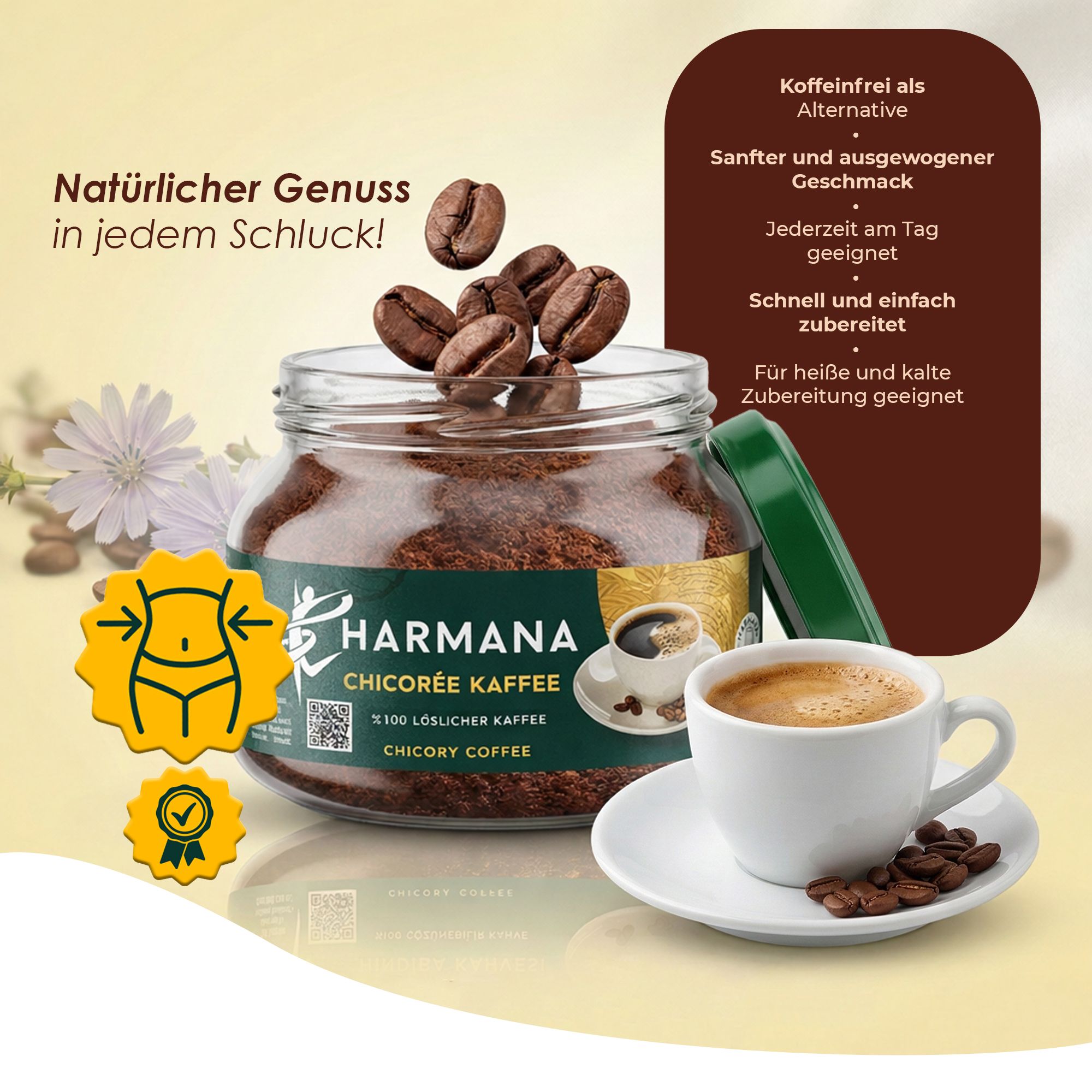 HARMANA Chicorée Kaffee