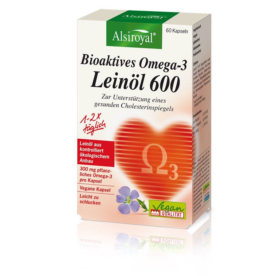 Alsiroyal Bioaktives Omega-3 Leinöl 600
