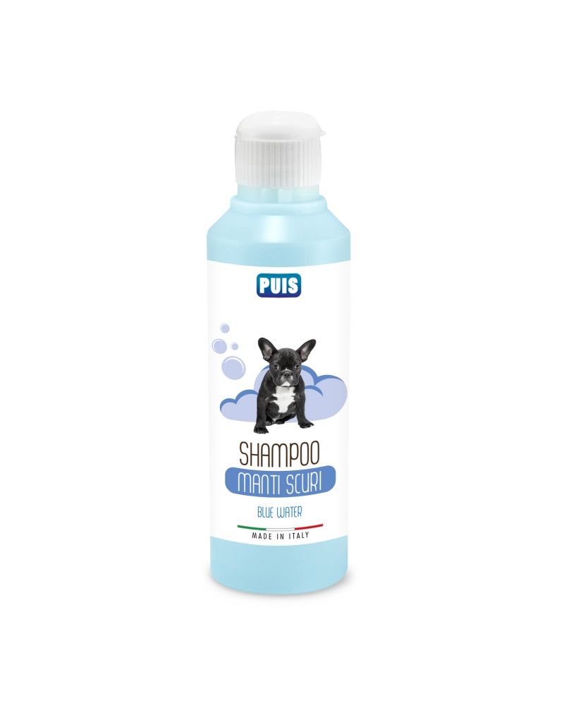 Puis Shampoo cani pelo nero Blue Water