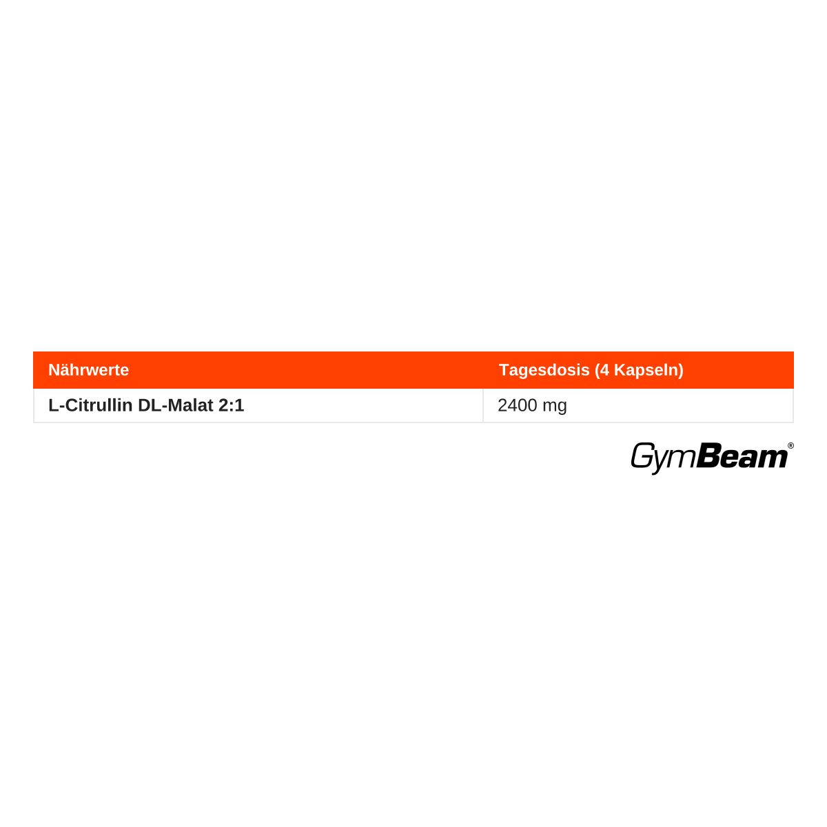 GymBeam Citrullin Malat Kapseln